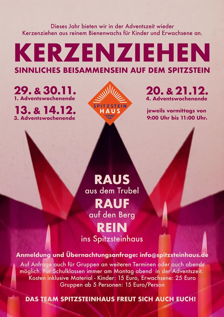 Adventswerkstatt Kerzenziehen