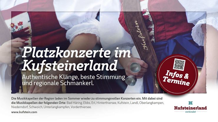 Platzkonzert der BMK Schwoich