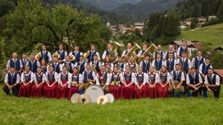 Traditional concert marching band Landl