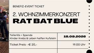2. Wohnzimmer Benefiz-Konzert Rat Bad Blue