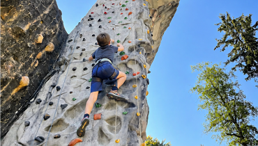 Climbing high up
